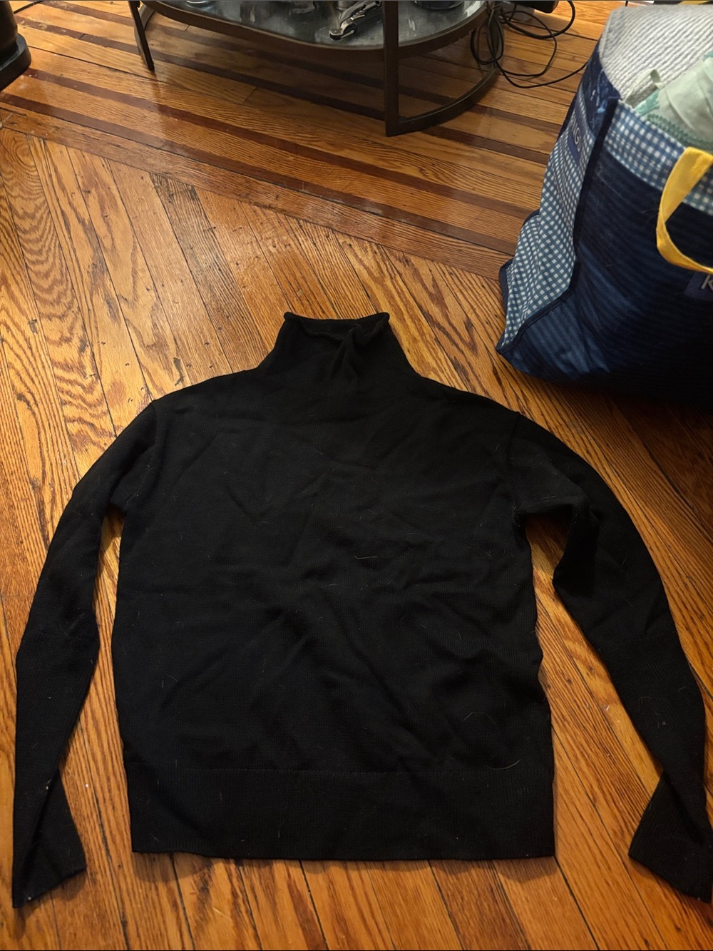 Wilfred Black Turtleneck Sweater